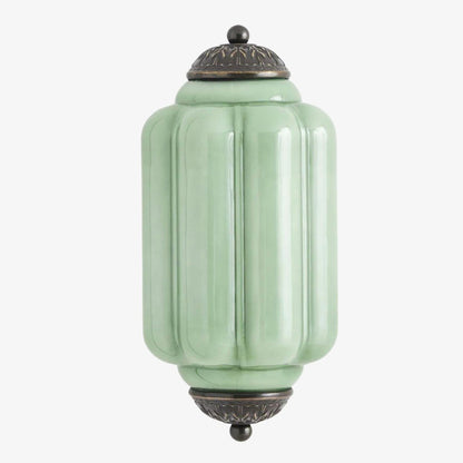 Eloise Brass Wall Sconce – Elegant Milk Glass Vintage Lighting