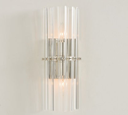 Lumora Crystal Wall Sconce – Elegant Lighting for Hallway & Bedroom
