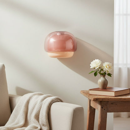 Clinco Mushroom-Inspired Designer Wall Light – Modern Artistic Wall Lamp – Bedroom or Lounge