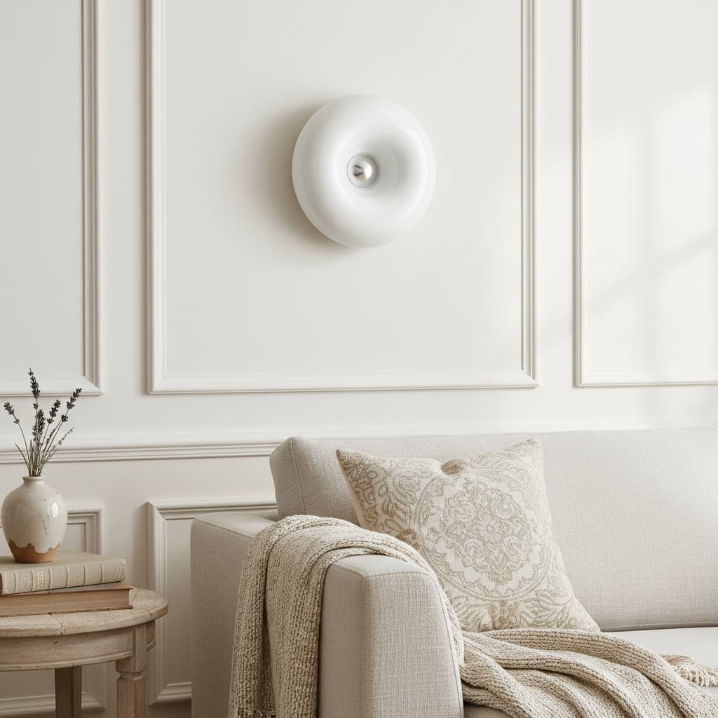 Halorentis Bauhaus Donut Design Table and Wall Lamp – Sculptural Modern Lighting for Living Spaces N11