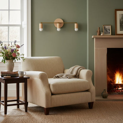 Mobilux Line Holz- und Schminktischleuchte – Böhmische Badezimmerbeleuchtung