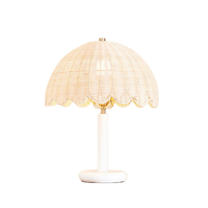 Olvara Rattan Bubble Tischlampe für Kinder – Gemütliche Tischbeleuchtung im Boho-Stil