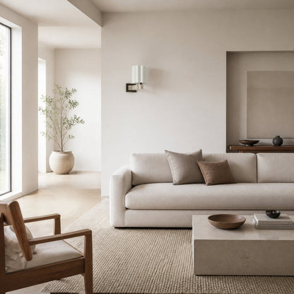 Dekorative Wandleuchte Cavilon aus Marmor – Elegante Leinenform, geeignet für Wohnzimmer oder Flur
