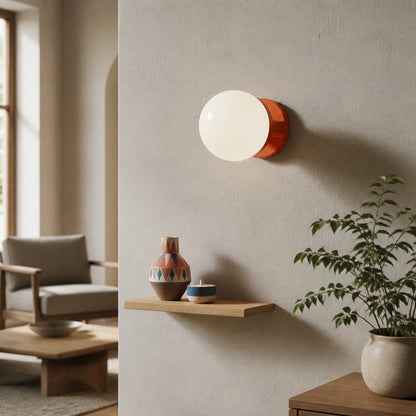 Nebulon Artistic Ceramic Wall Light with Soft Glow - Perfect for Living Rooms and Hallways
