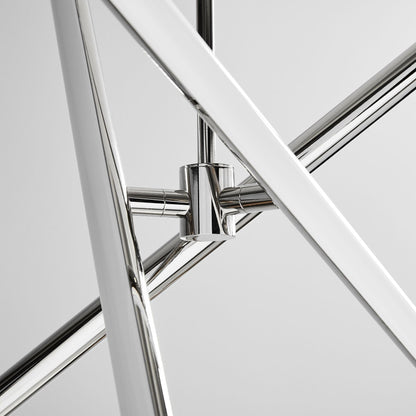 Voro Adjustable Light Rods Semi-Flush Ceiling Light – Modern LED Chandelier for Living Rooms or Bedrooms