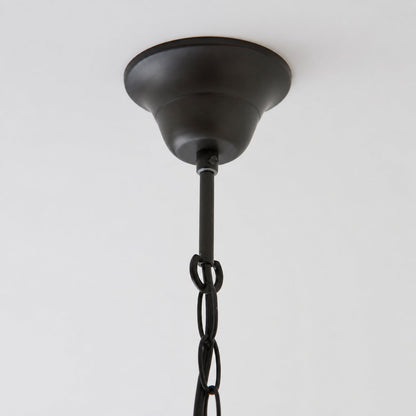 TF Fargo Pendant Light - Tiffany Style Lighting with an Art Deco Shade and Adjustable Chain