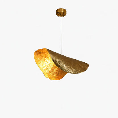 Hammered Brass Suspension Light