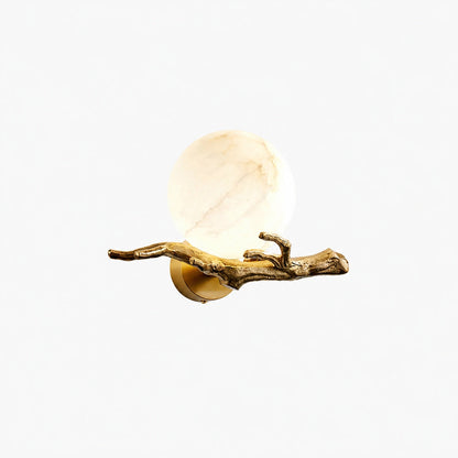 Retro Twigs Alabaster Wall Lamp