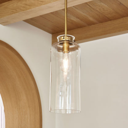 Sterling Minimalist Glass Pendant Collection - Vintage Brass Lighting Design
