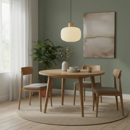 Opalyn Vintage Elegant Milky White Glass Pendant Lamp - Lighting for Dining Room