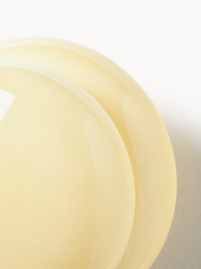 Soft Glow Opal Glass Wall Lamp – Elegant Accent Lighting for Bedrooms