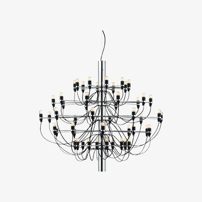 Tendrila Contemporary Multi-Light Chandelier - Industrial-Inspired Design Metal Suspension for Lounges N01