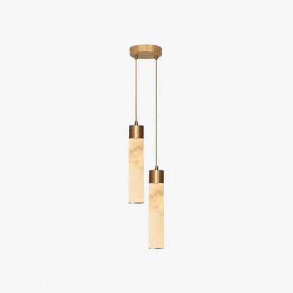 Solaryx Minimal Cylindrical Silhouette Pendant Light - Modern Style Lamp for Kitchen or Dining Room