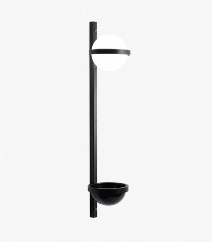 Globe Shade Minimalist Wall Lamp for Indoor and Outdoor Spaces