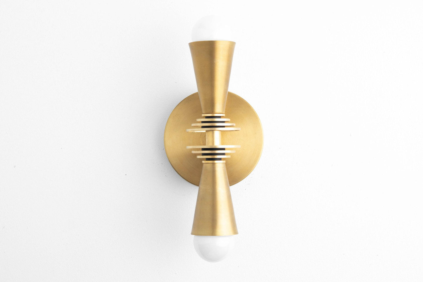 Pyralis Cone Art Deco Wall Light - Multi-Directional Sconce for Vanity or Wall