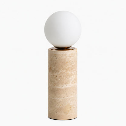 Core Travertine Table Lamp