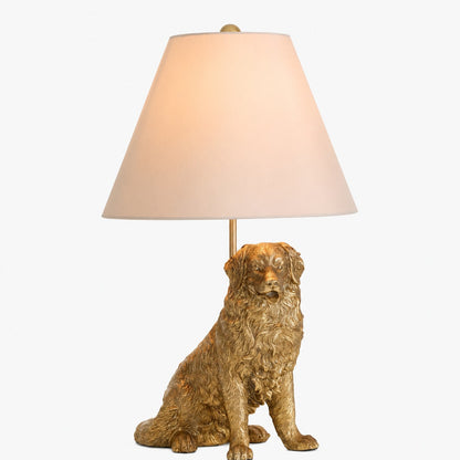 Pawdia Einzigartige Tischlampe – Dekorative Keramik-Tier-Nachttischlampe