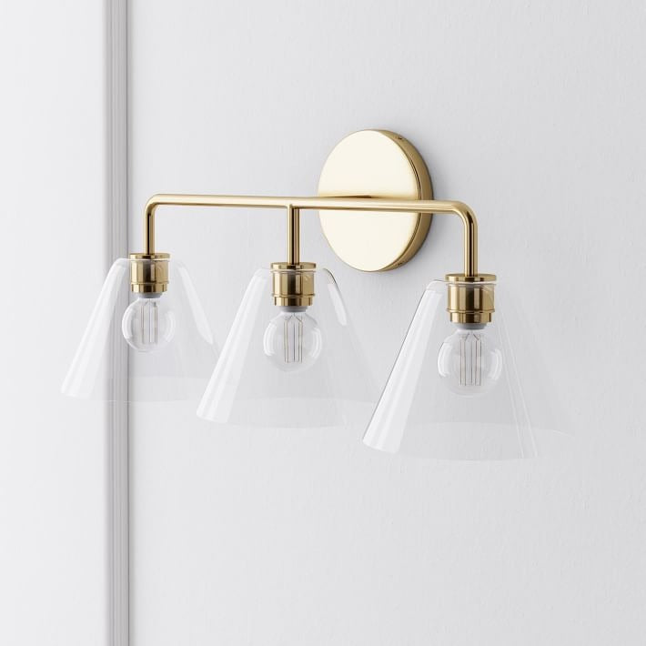 Conica Cone Wall Sconce - 1, 2, 3-Light Modern Glass Lighting