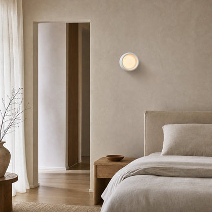 Cerova Modern Ivory Porcelain Sconce – Soft Organic Wall Light