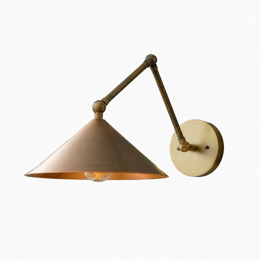 Conique Meta  Adjustable Wall Sconce - Vintage Industrial Light