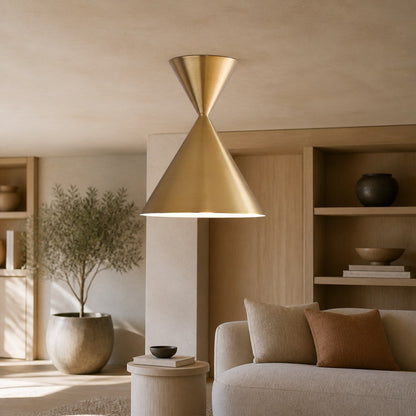 Brivana Semi Flush Deckenleuchte – Minimalistisches Design für Schlafzimmer & Wohnzimmer