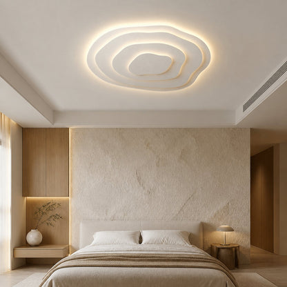 Aeris Mimir Wellenförmige Acryl-Deckenleuchte, moderne minimalistische Aufbauleuchte für Wohnzimmer und Schlafzimmer