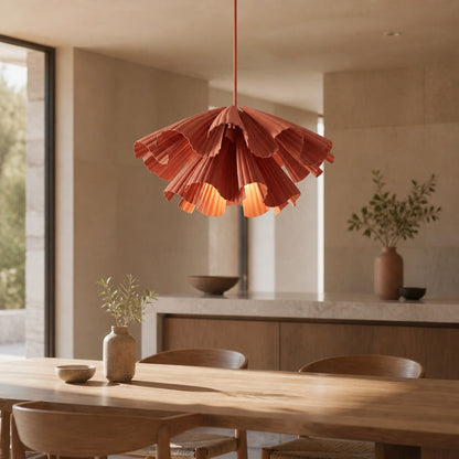 Elora Plastic Pendant Lamp – Lightweight Modern Design for Bedrooms or Living Rooms