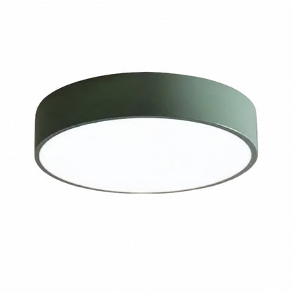Rondi Minimalist Round LED Ceiling Light - Circular Iron Design for Living Room and Bedroom