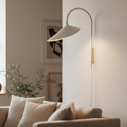 Swivora Adjustable Wall Light – Elegant Swivel Arm Contemporary Metal Lamp for Office and Kitchen N09