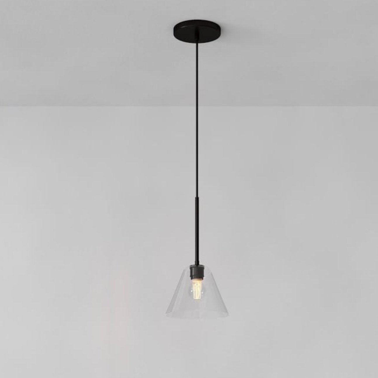 Conica Glass Cone Pendant Lamp – Modern Style Light for Any Room