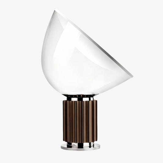 Bowlum Modern Glass Table Lamp - Iconic Bowl Shaped Ambient Light for Living Room N46