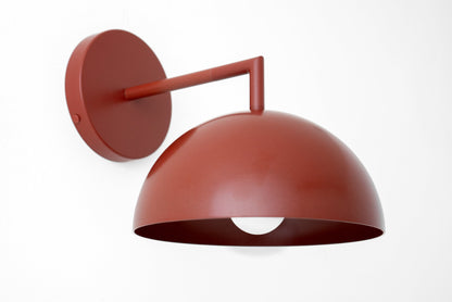 Metio Dome Minimalist Wall Sconce Modern Style for Bedroom & Hallway