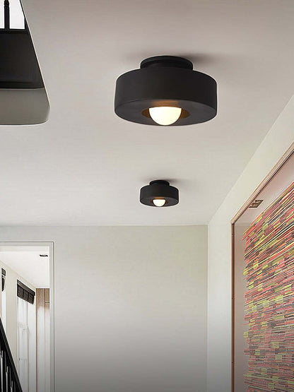 Moderne Nordische Minimalistische Rund Harz Deckenlampe