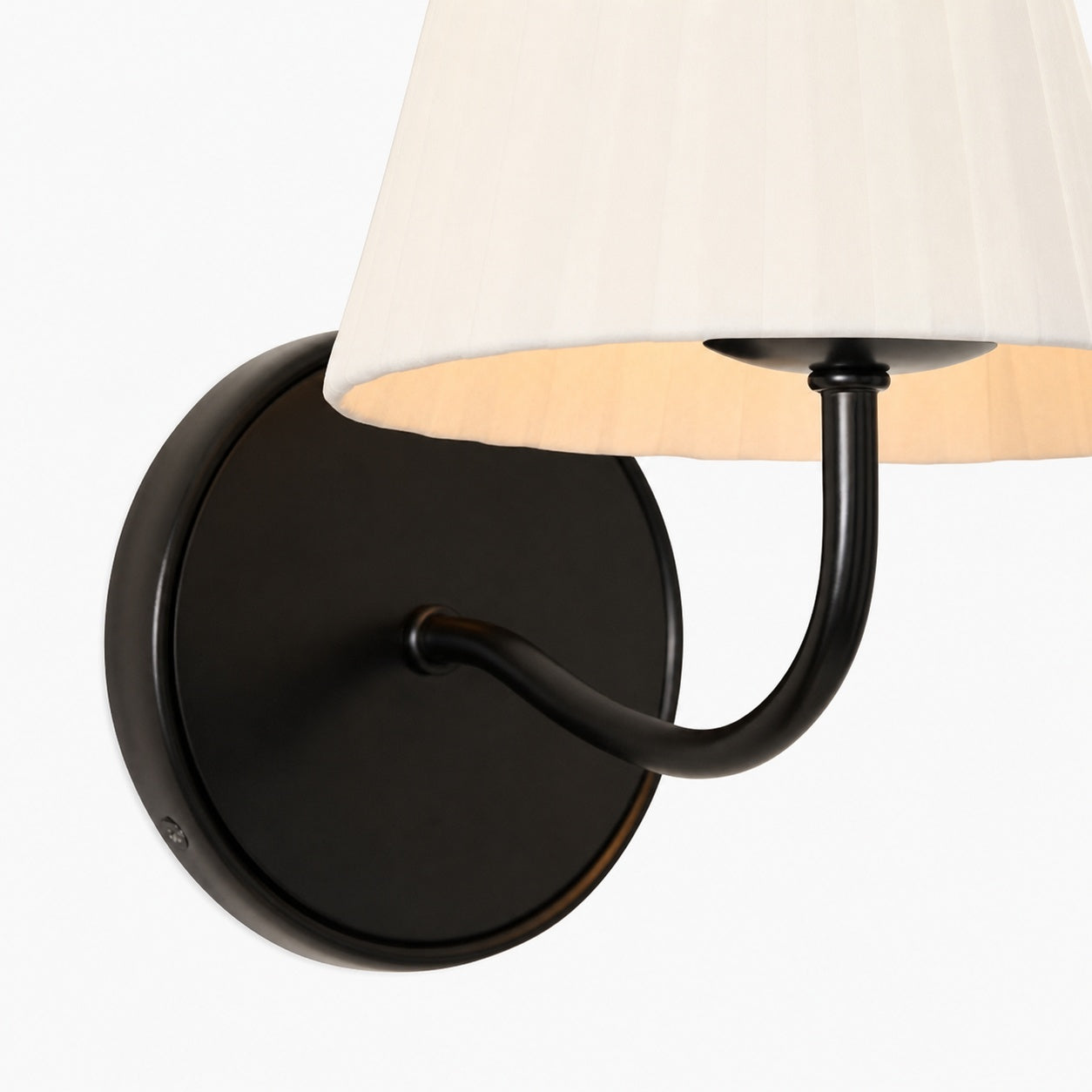 Fibura Zeitlose Wandleuchte mit Leinen Schirm - Minimalistisches Design für stilvolle Innenräume