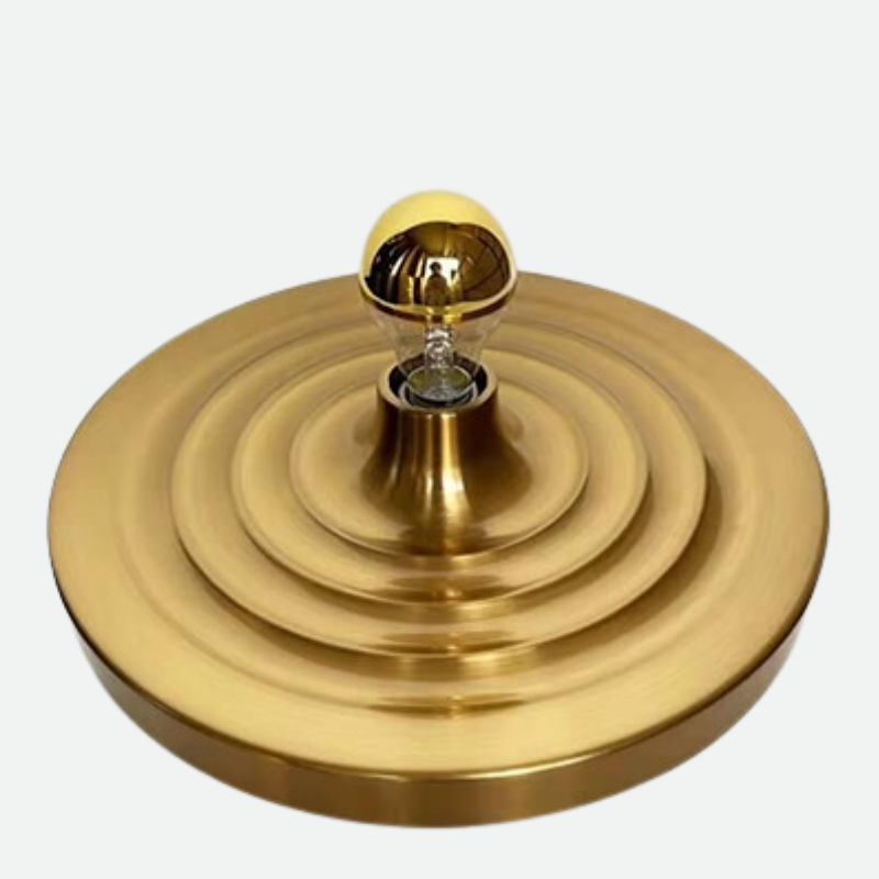 Mid Century Space Age Scheiben Wandleuchte