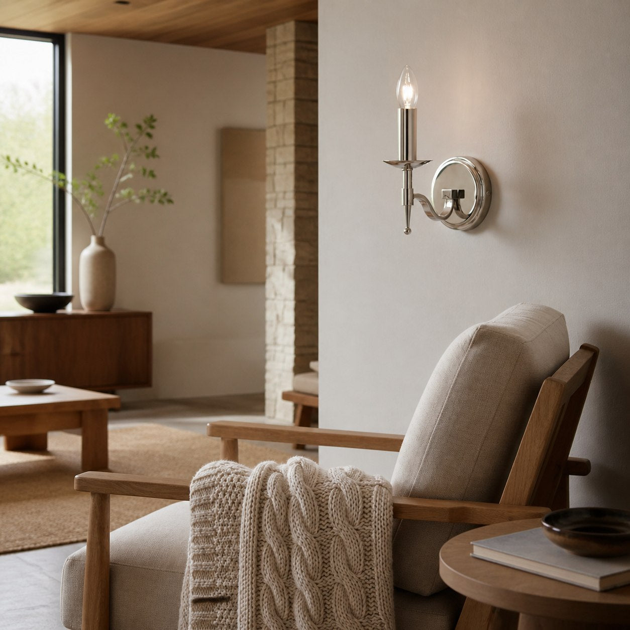 Tela Classic Wandleuchte aus Metall – Elegante Wandleuchte, ideal für Flur oder Wohnzimmer