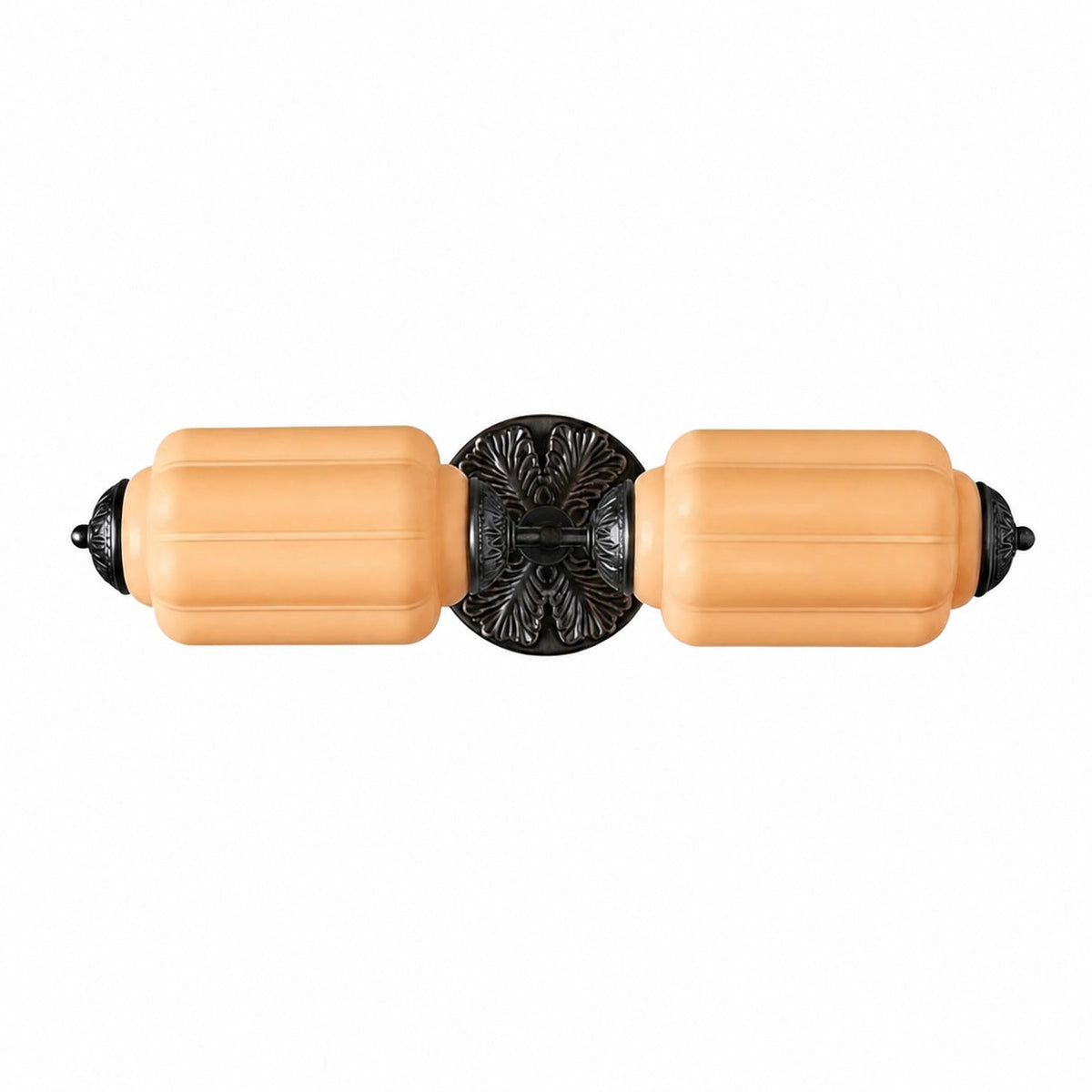 Eloise Messing-Wandleuchte – Elegante Vintage-Beleuchtung aus Milchglas