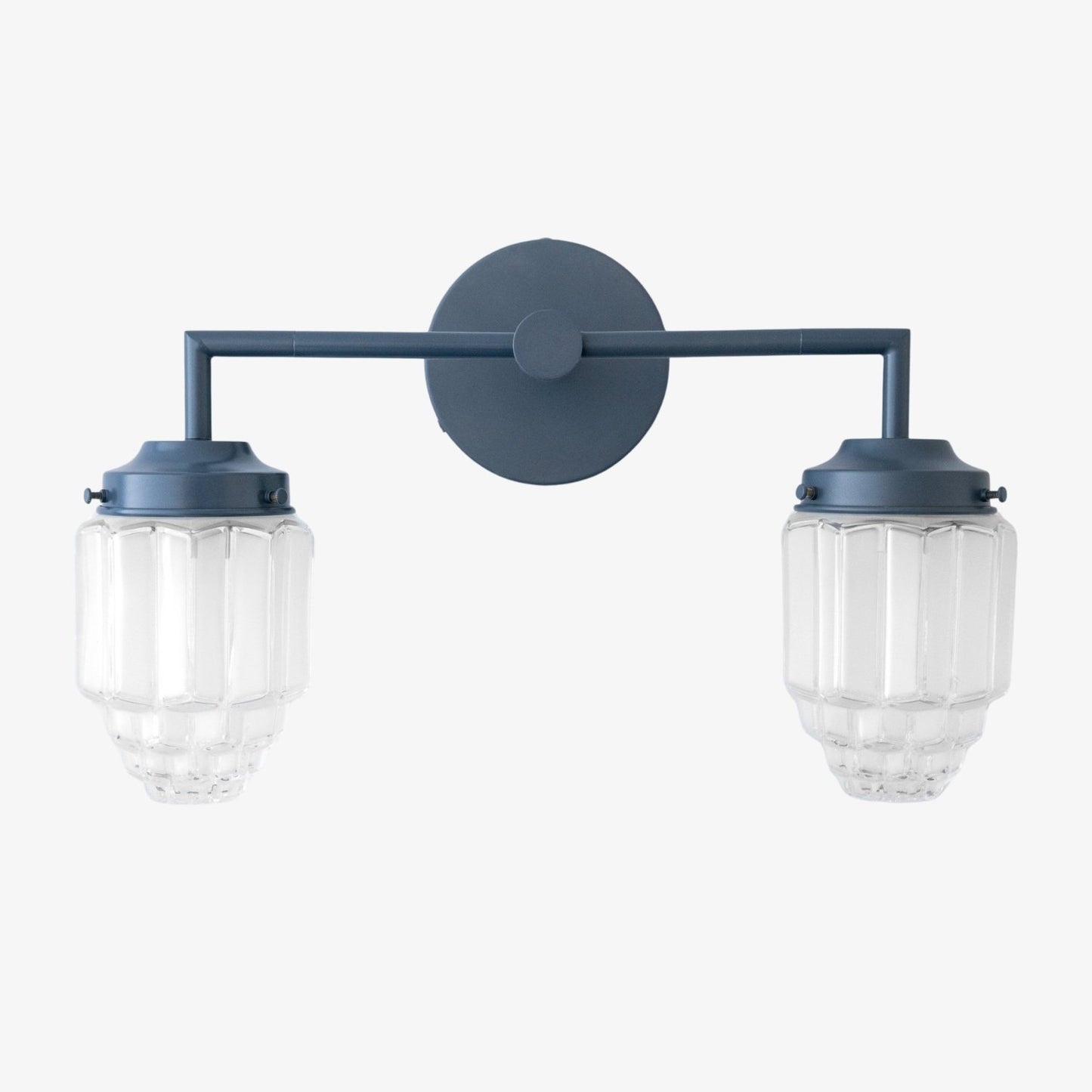 Tierlux Glass Colorful Geometric Art Deco Wall Sconce – Modern Vanity Light for Bathrooms