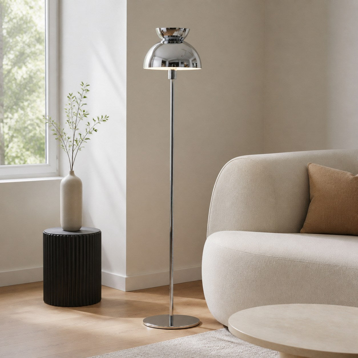 Aurelia Nordic Sculptural Floor Lamp – Minimalist Metal Standing Light for Living Room or Bedroom