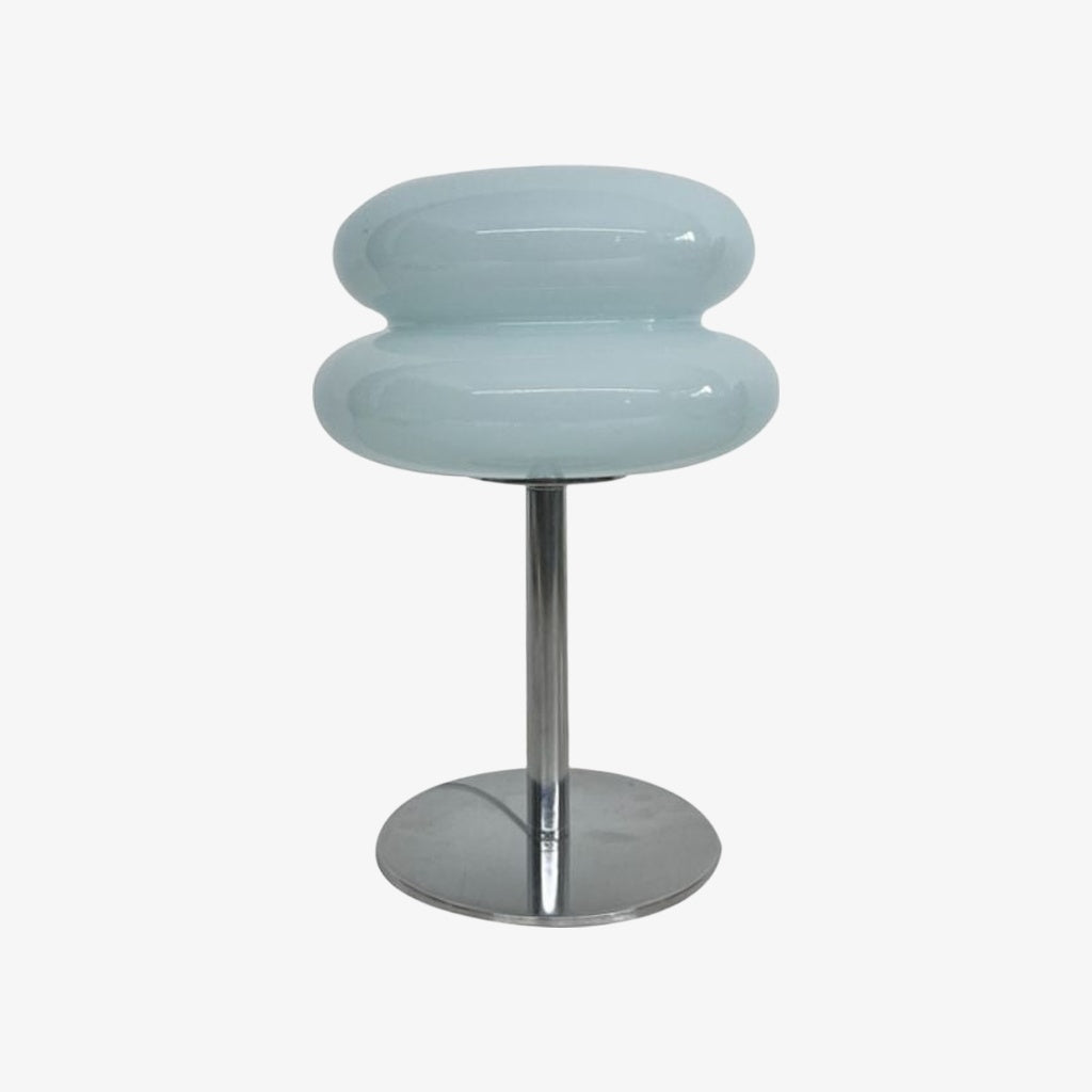 Glasentro Bauhaus Table Lamp Geometric Glass Design Modern Accent for Living Room N12