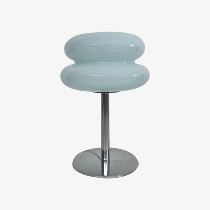 Glasentro Bauhaus Table Lamp Geometric Glass Design Modern Accent for Living Room N12