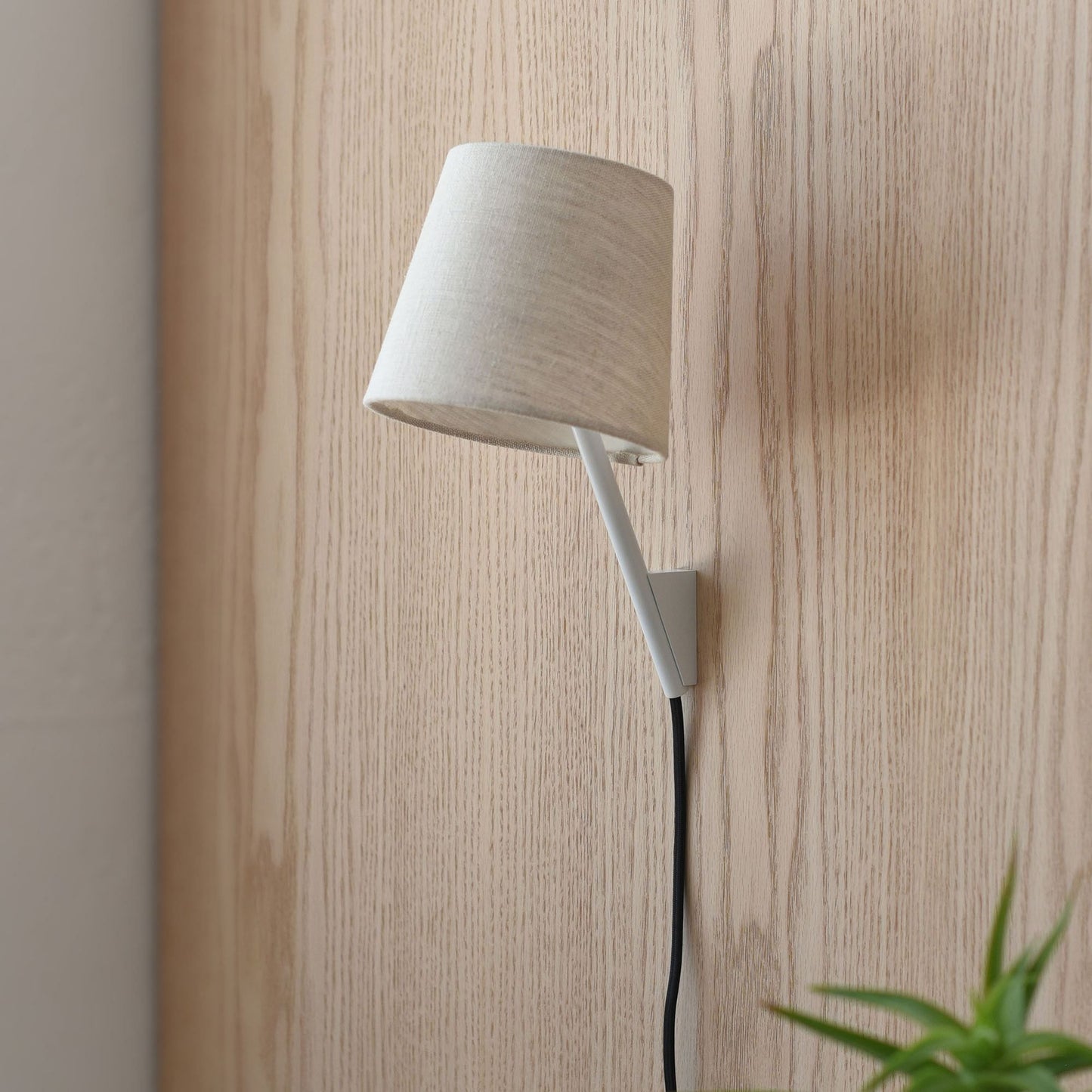 Novira Modern Minimalist Wall Sconce - Soft Pivoting Shade Design Bedroom Reading and Ambient Lighting