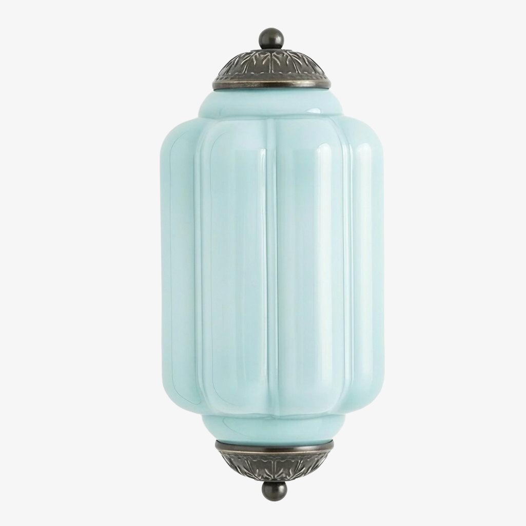 Eloise Brass Wall Sconce – Elegant Milk Glass Vintage Lighting