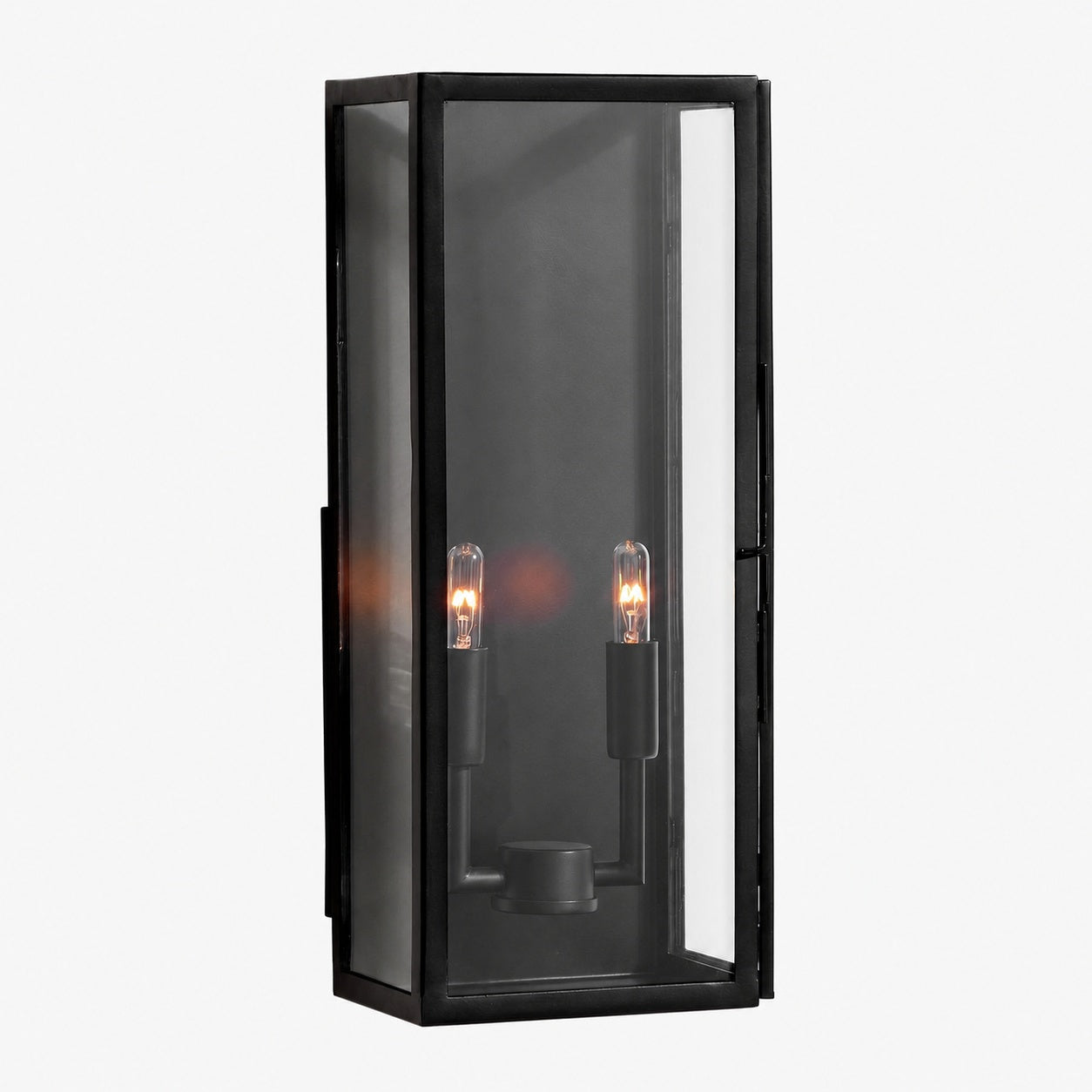 Ferrix Industrielle Wandlampe - Eisen und Glas für Garten & Terrasse