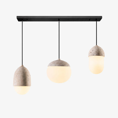 Cream Wabi-Sabi Vintage Pendant Light