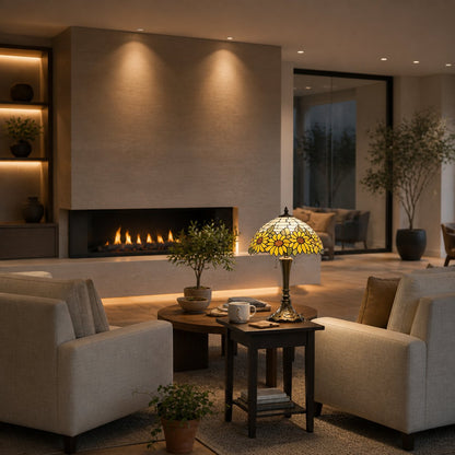 Handcrafted TF Sorenia Shade Lamp – Classic Tiffany Style Lighting for Home & Hospitality