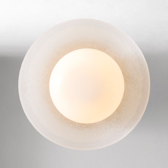 Elorina Sconce Wall Light - Textured Metal or Glass Shade
