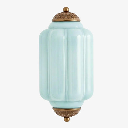 Eloise Brass Wall Sconce – Elegant Milk Glass Vintage Lighting