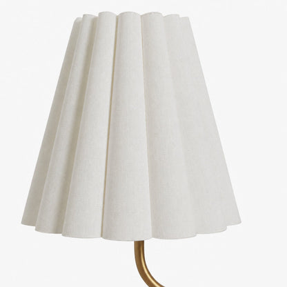Ruffmeto Ruffled Shade Metal Frame Chandelier for Dining, Entry and Living Room