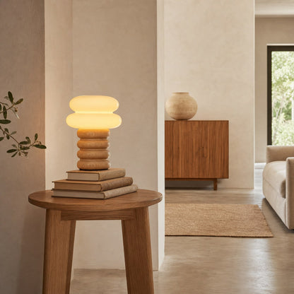 Auralume Modern Accent Table Lamp – Elegant Design Light for Reading Desk or Lounge Area